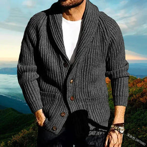 Men's Classic Knit V-Neck Sweater Rberyl