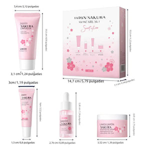 Sakura Bloom Skincare Kit - 4 Piece Set Rberyl