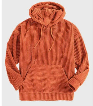 Corduroy Essential Men's Hoodie Rberyl