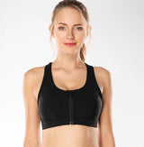 Active-Fit Zippered Sports Bra