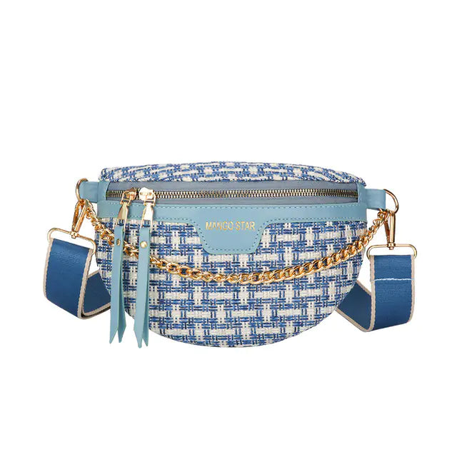 Chic Knitted Waist Packs for Women