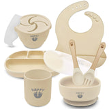 Happy Feet 9-Piece Silicone Feeding Set