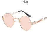 Chic Metal Round Frame Sunglasses
