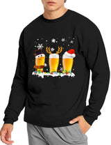 Yuletide Comfort Men’s Long Sleeve Tee - Black XL