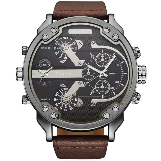 Oulm Dual Zone Luxury Men's Watch