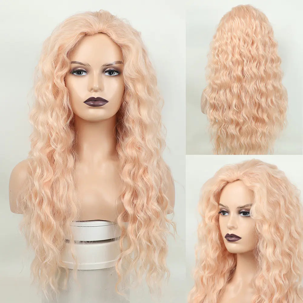 Glamorous Long Blonde Gradient Wig