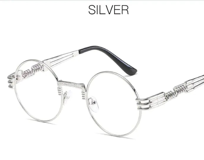 Chic Metal Round Frame Sunglasses