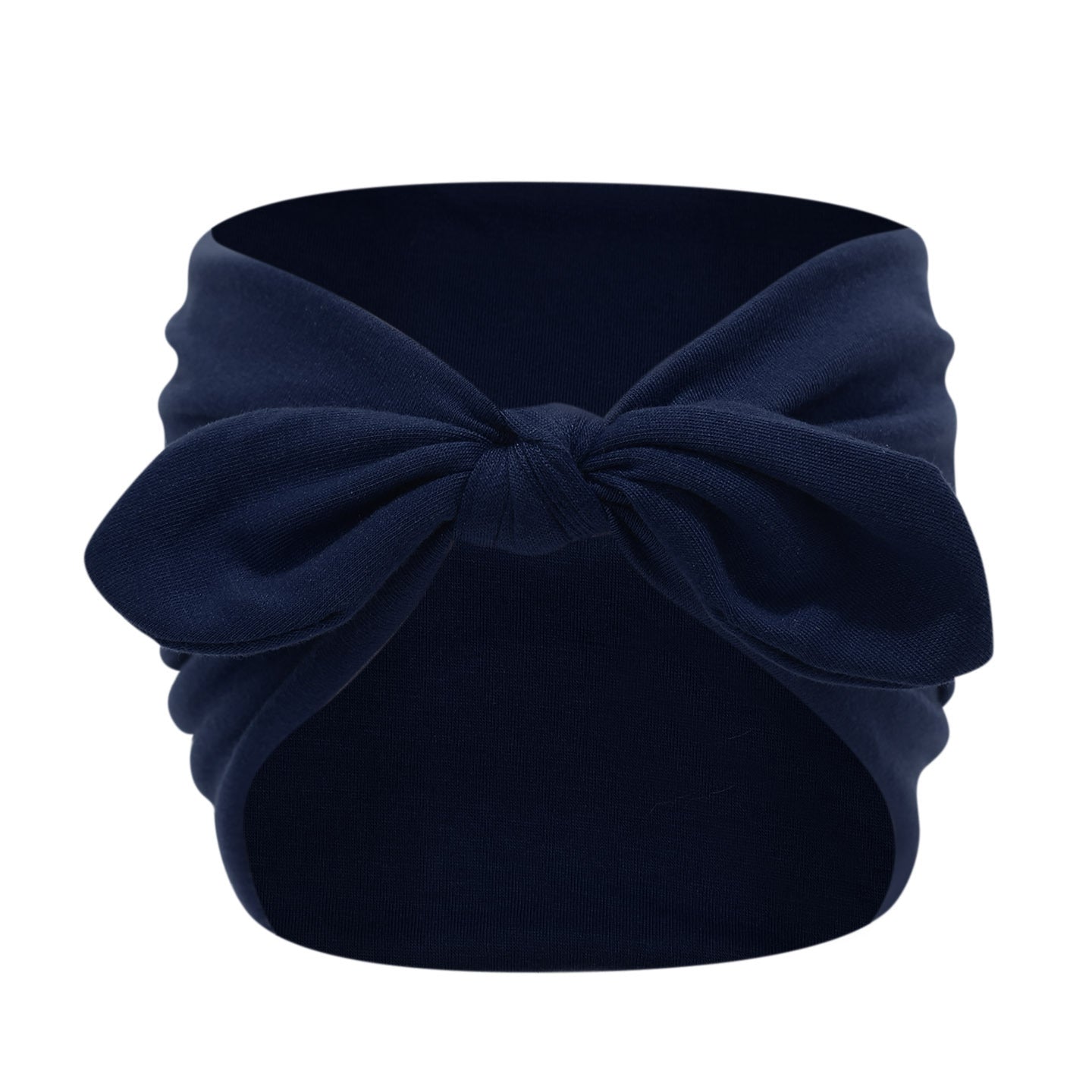 Wide-edge rabbit-ear hairband - solid color elastic yoga sports headband