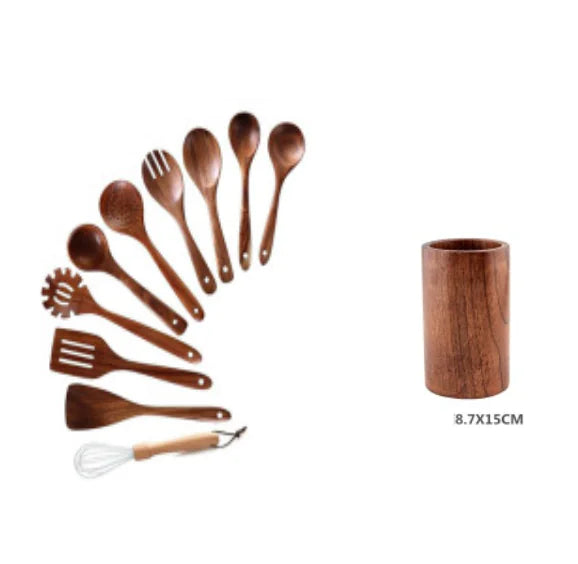 Acacia Kitchen Spatula Set