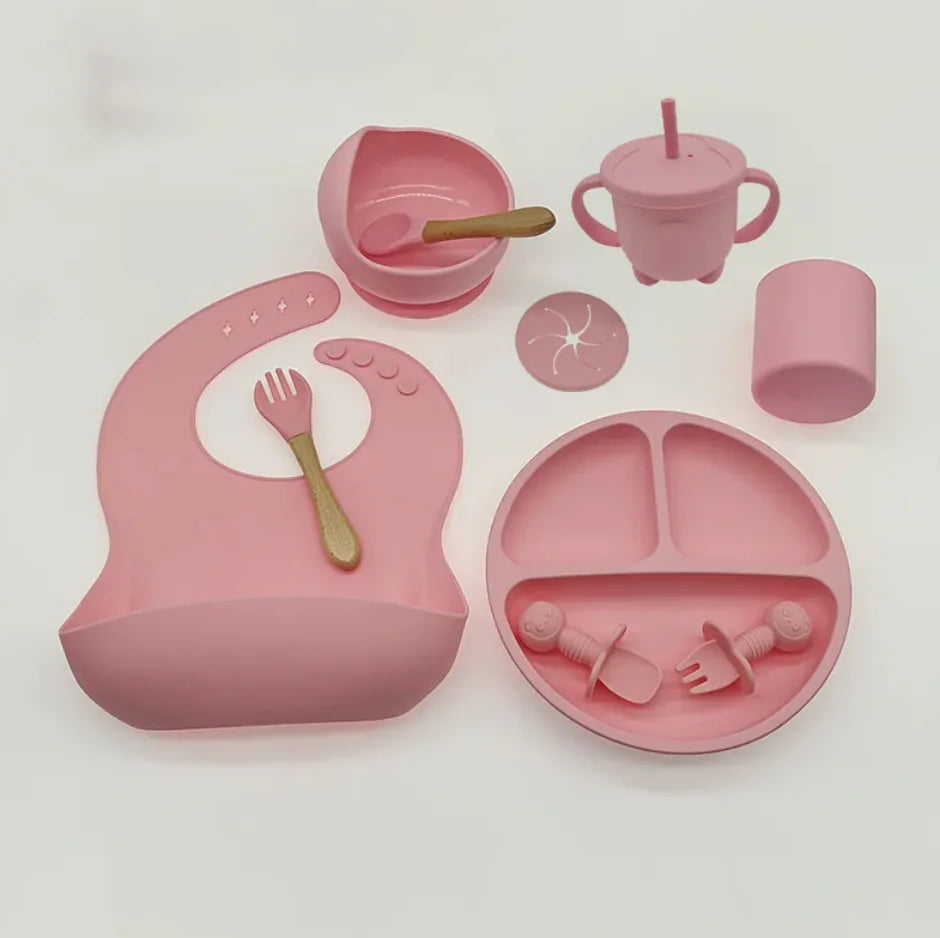 Infant Self-Feeding Silicone Set