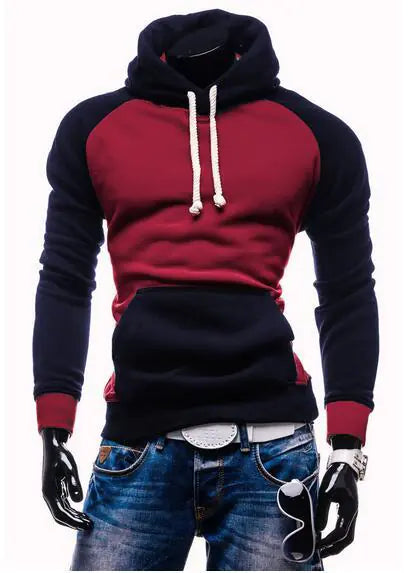 Trendy Color Block Teen Hoodie