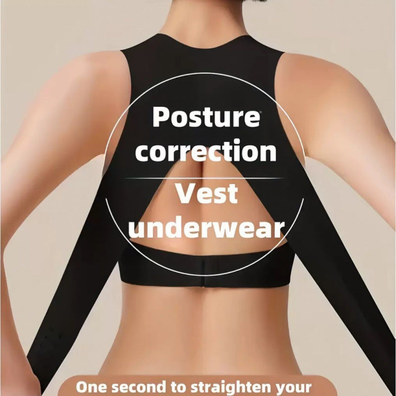 Posture correction vest underwear for back support and alignment