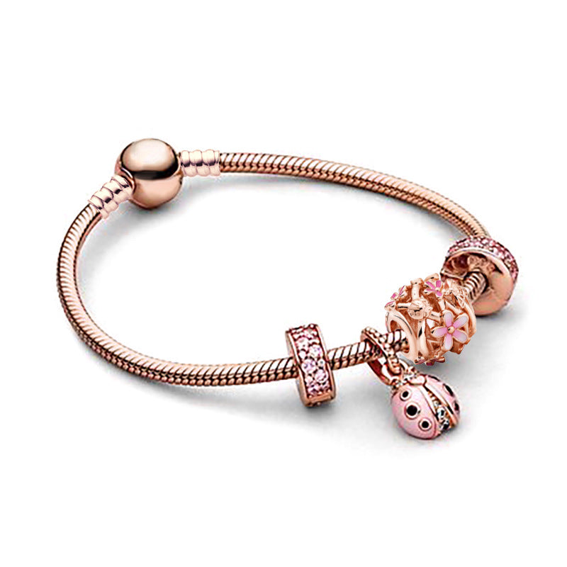 Crown Love Beads Charm Bracelet