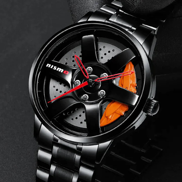 Futurist BlackTech Digital Watch
