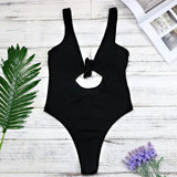 Chic Hollow Backless Swimsuit