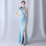 Elegant Craft Flower Gala Dress