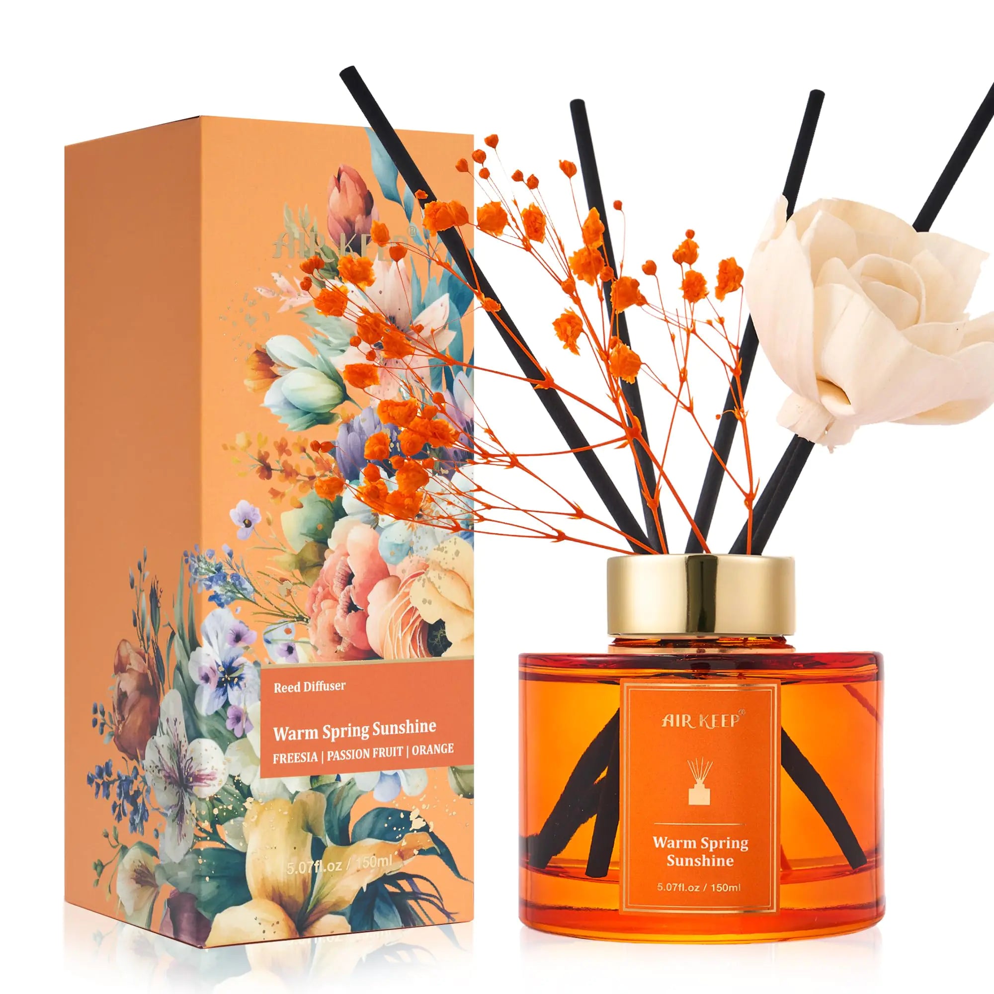 AirEssence Blossom Reed Diffuser Kit 5oz - Freesia & Fruit Mix