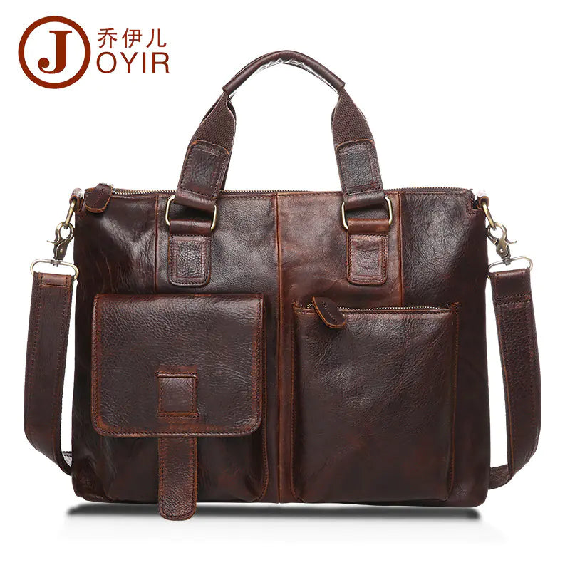 Leather Executive Messenger - Crossbody for Men
