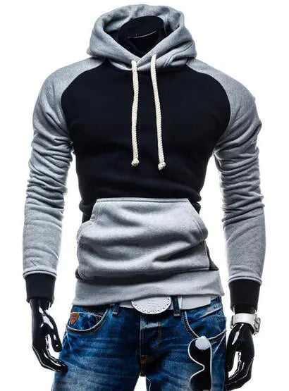 Trendy Color Block Teen Hoodie
