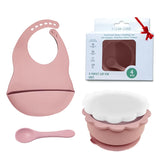 IOLAH-CARE Eco-Friendly Silicone Baby Dining Set - BPA-Free & Dishwasher Safe