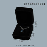 Elegant Black Velvet Jewelry Organizer Set