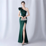 Elegant Craft Flower Gala Dress