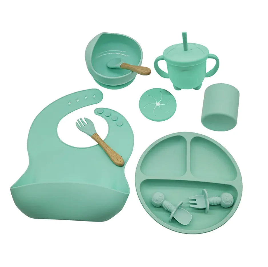 Infant Self-Feeding Silicone Set