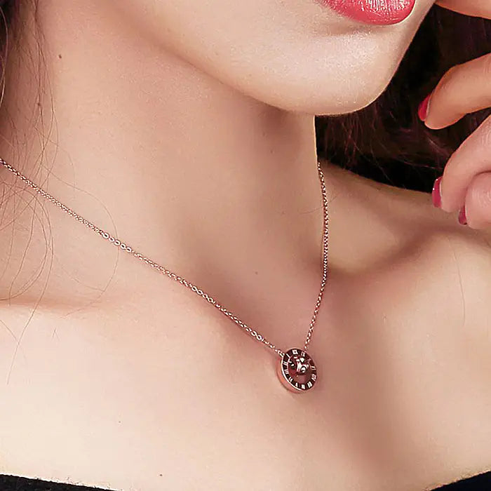 Fashionable Japanese-Korean Style Titanium Steel Necklace