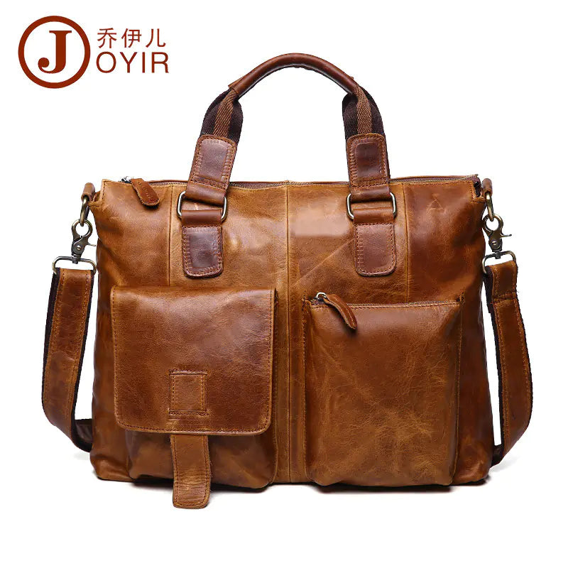 Leather Executive Messenger - Crossbody for Men