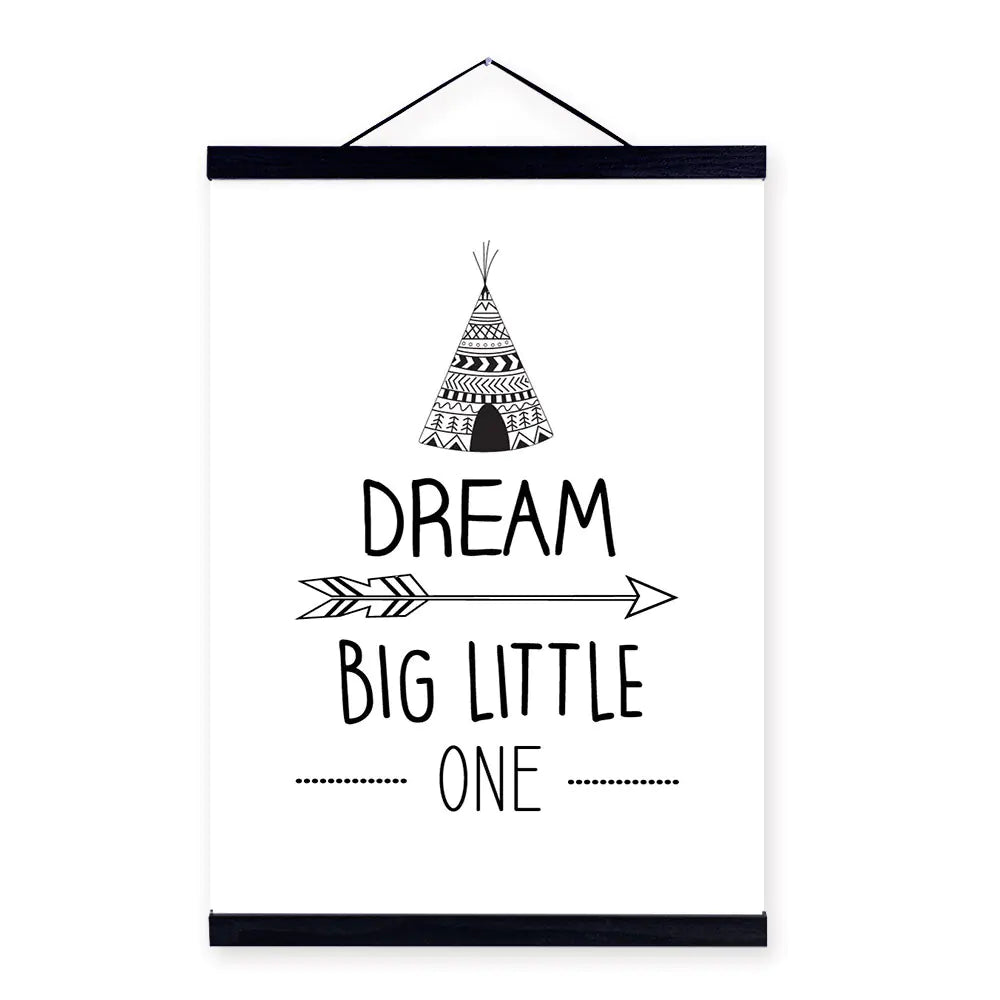 Sleek Dream Quotes Wall Art