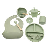 Infant Self-Feeding Silicone Set