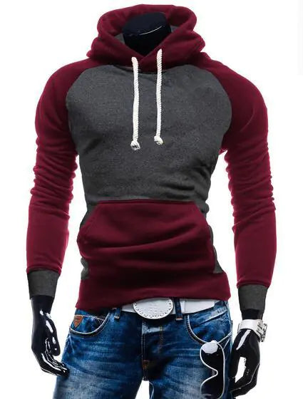 Trendy Color Block Teen Hoodie