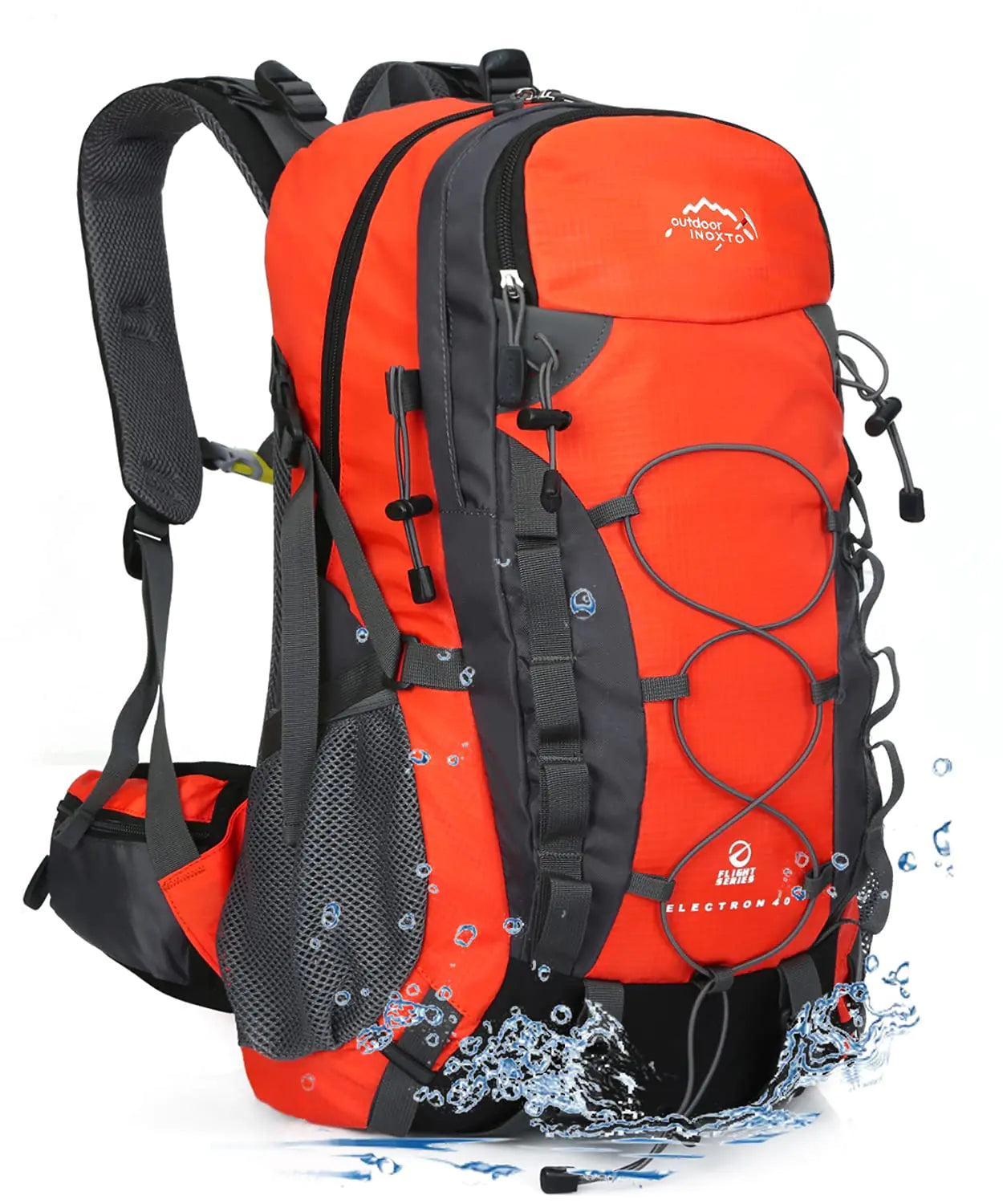 INOXTO Adventure Backpack 35L/40L with Waterproof Cover