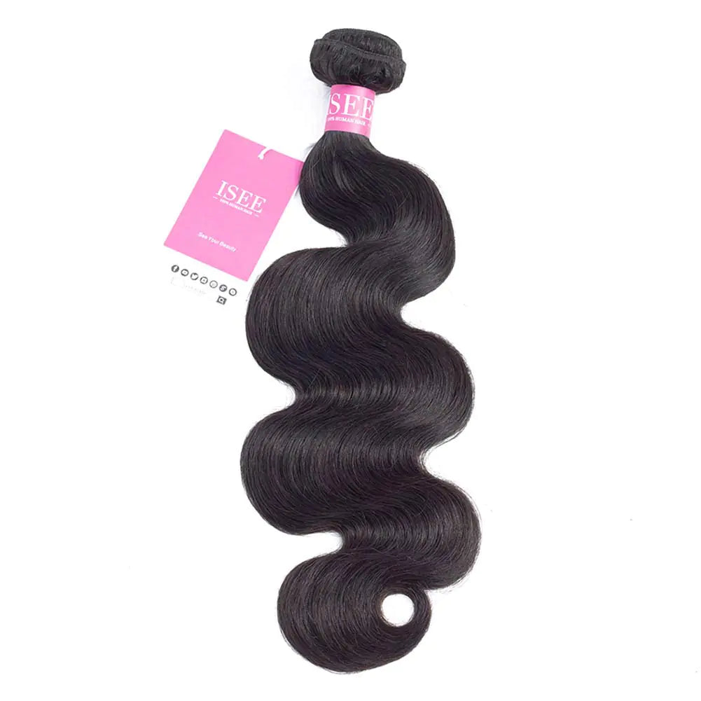 ISEE Brazilian Body Wave 22" Human Hair Bundle
