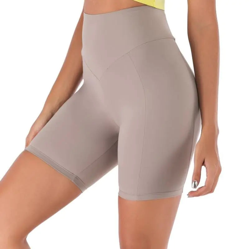 Seamless Comfort Yoga Shorts - 5-Inch Quick-Dry