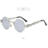Chic Metal Round Frame Sunglasses