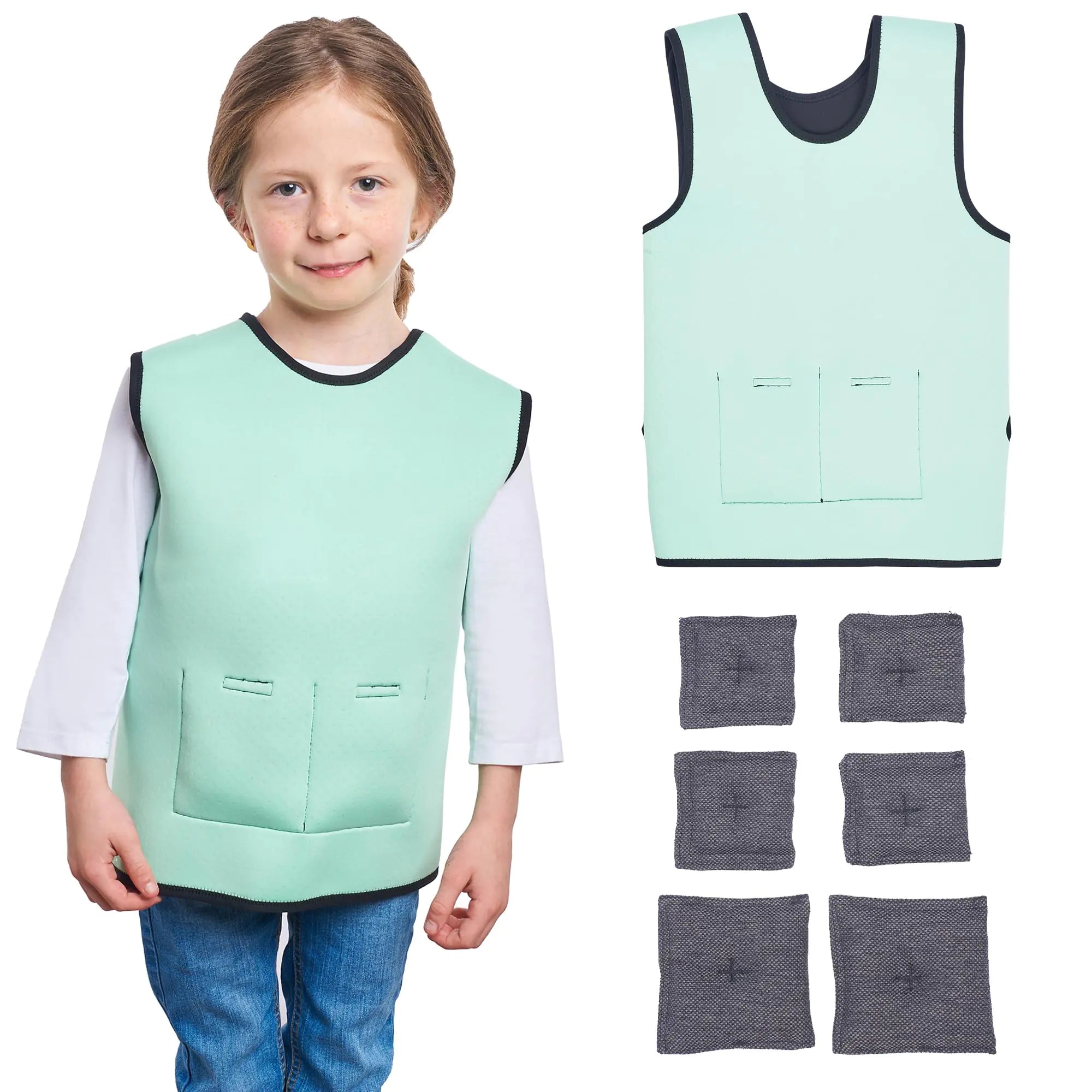 Kids' Comfort Weighted Vest | ADHD & Autism Support | Adjustable Fit