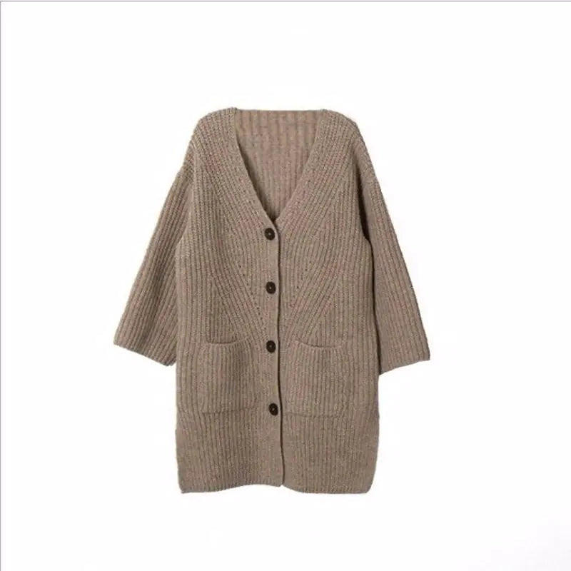 Girls' Chic Knit Cardigan