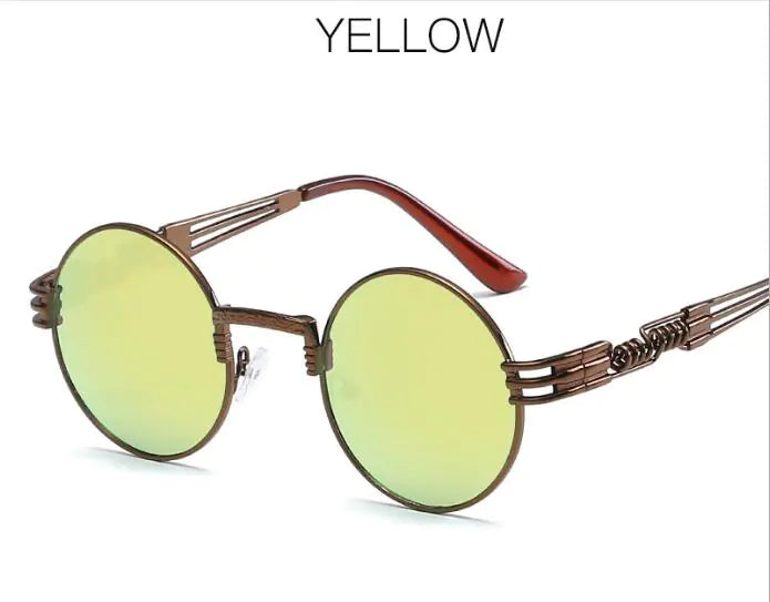 Chic Metal Round Frame Sunglasses