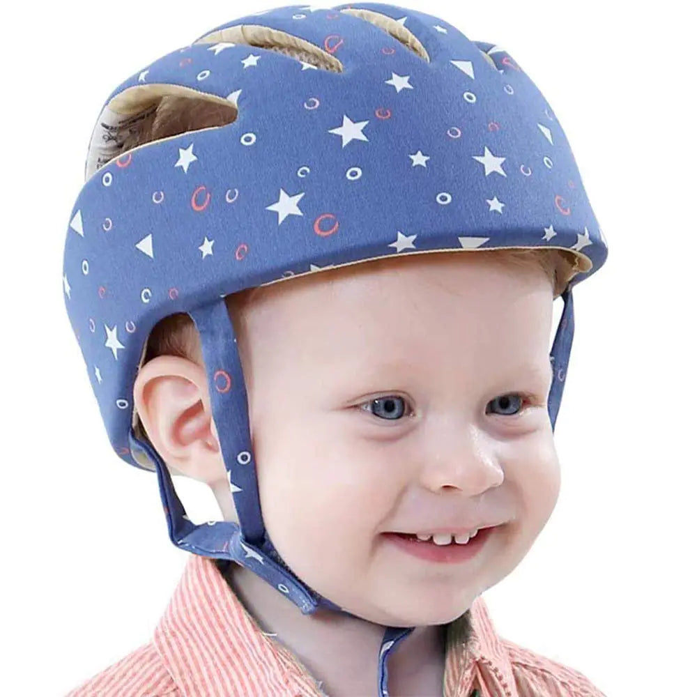 Starry Blue Adjustable Infant Safety Helmet 6-24M
