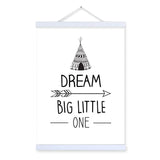 Sleek Dream Quotes Wall Art