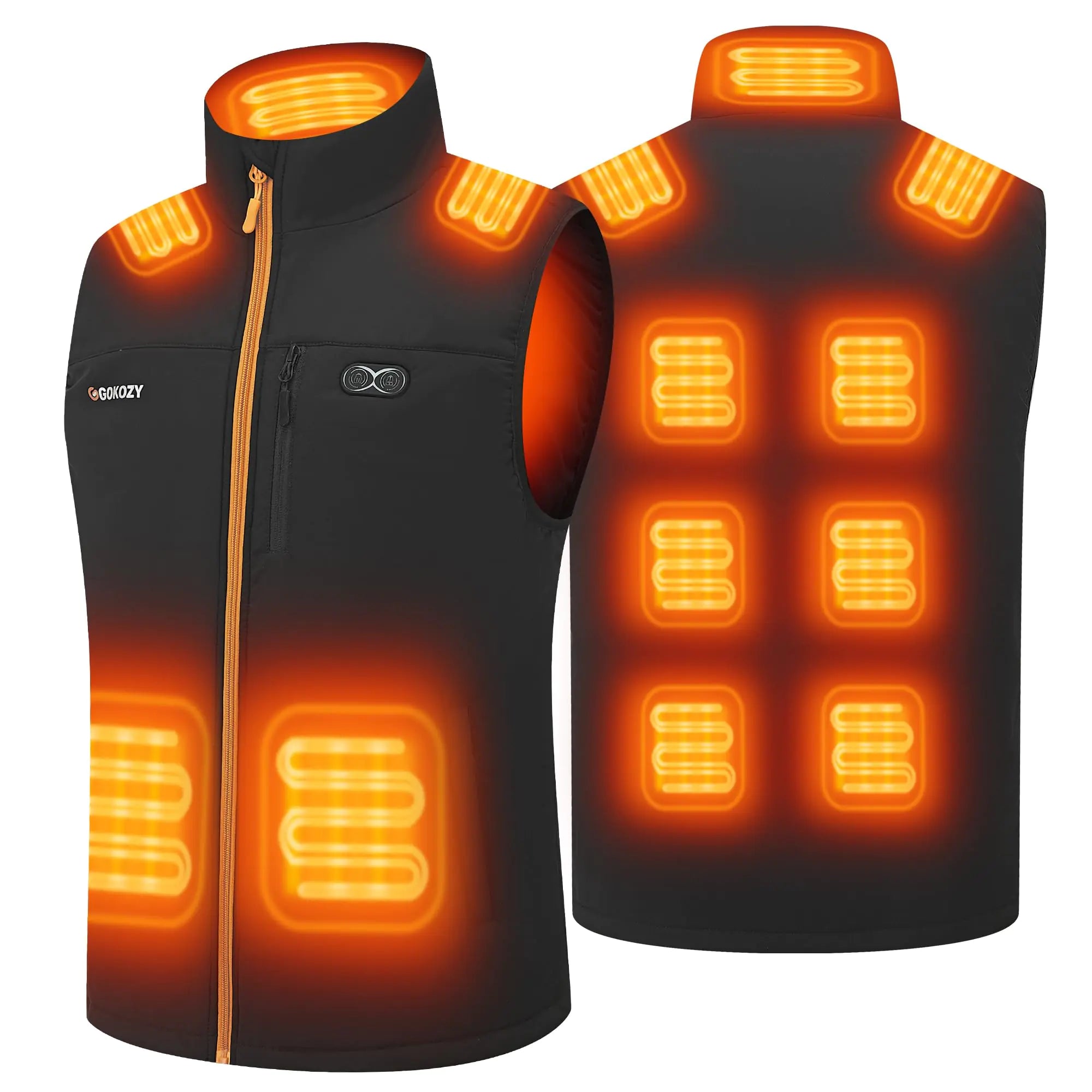 Gokozy Thermal Vest - 11 Zone Men's Heated Jacket