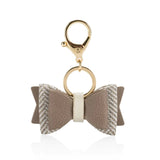 Chic Bow Charm Clasp - Vanilla Latte Vegan Leather Accessory