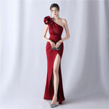 Elegant Craft Flower Gala Dress
