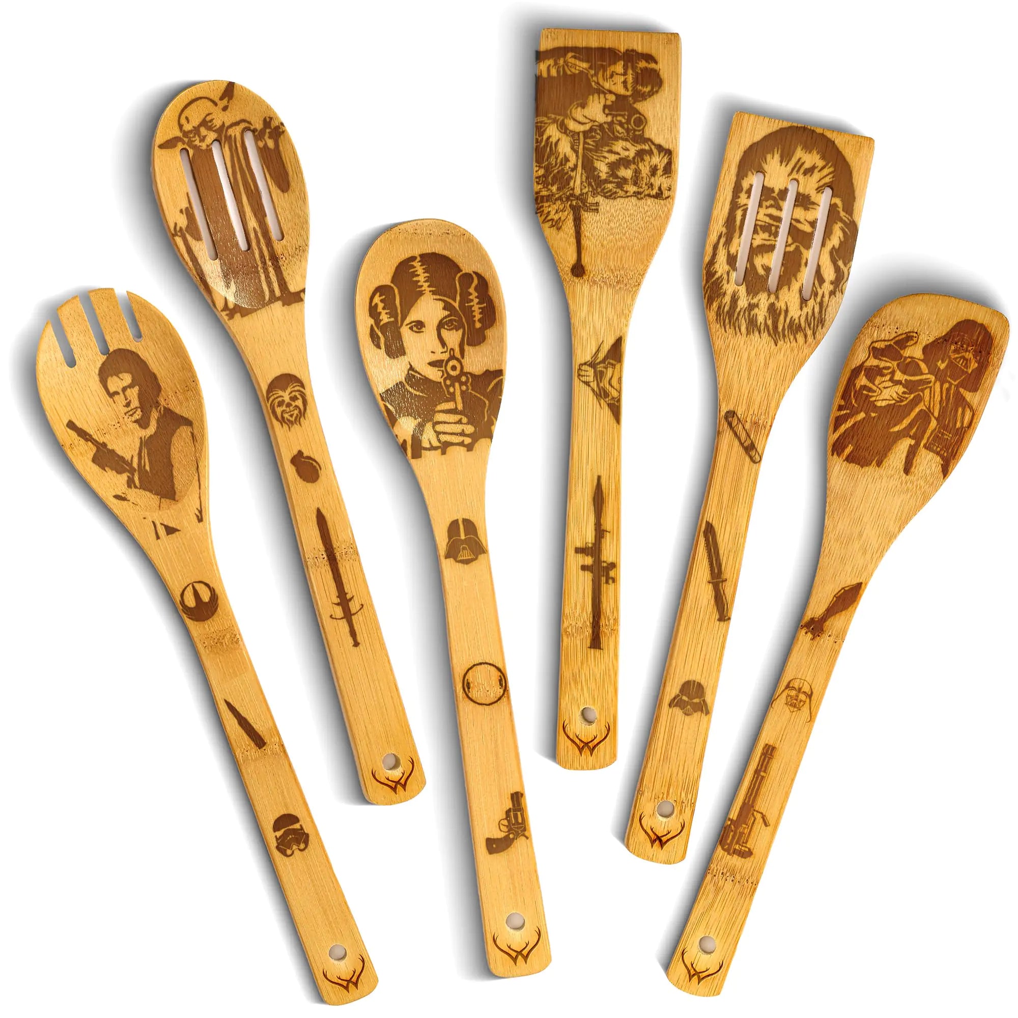 Galactic Chef Bamboo Utensil Set