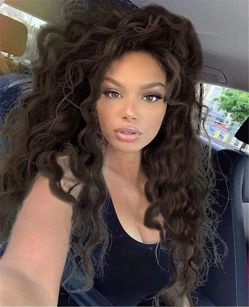 Glamorous Long Blonde Gradient Wig