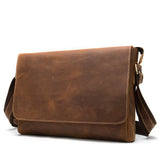 Vintage Cowhide Messenger Bag