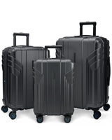 BAGSMART 3-Piece Spinner Luggage Set with TSA Lock