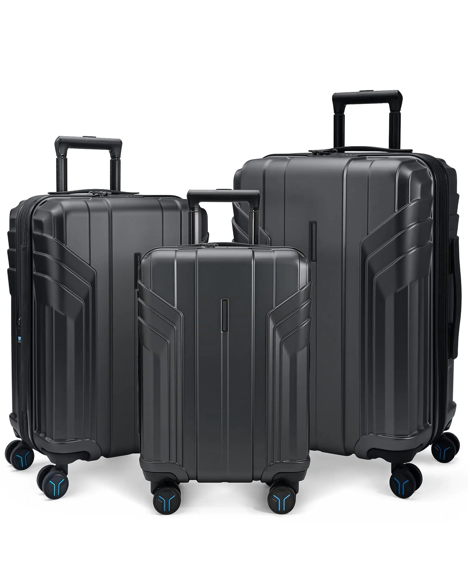 BAGSMART 3-Piece Spinner Luggage Set with TSA Lock