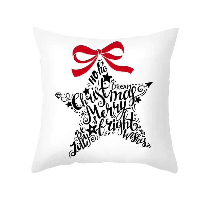 Holiday Cheer Cartoon Pillowcase